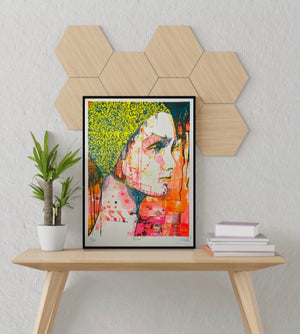 Original Risograph Print “Nöche” – 5-Color Handmade Riso Art